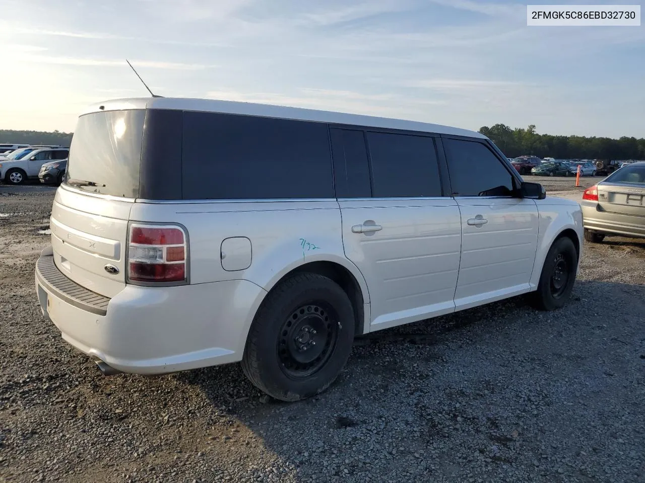 2014 Ford Flex Sel VIN: 2FMGK5C86EBD32730 Lot: 64957754