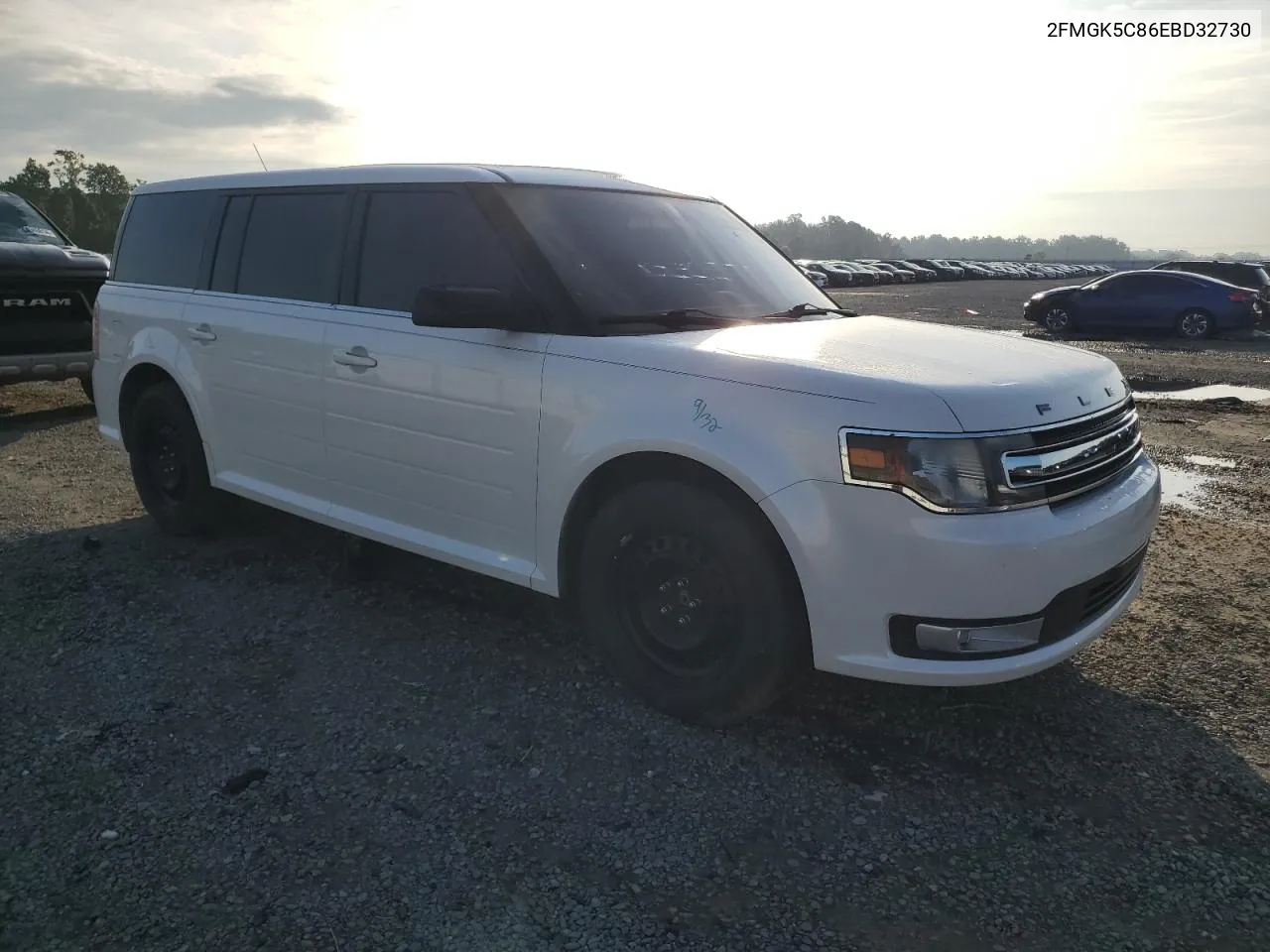 2FMGK5C86EBD32730 2014 Ford Flex Sel