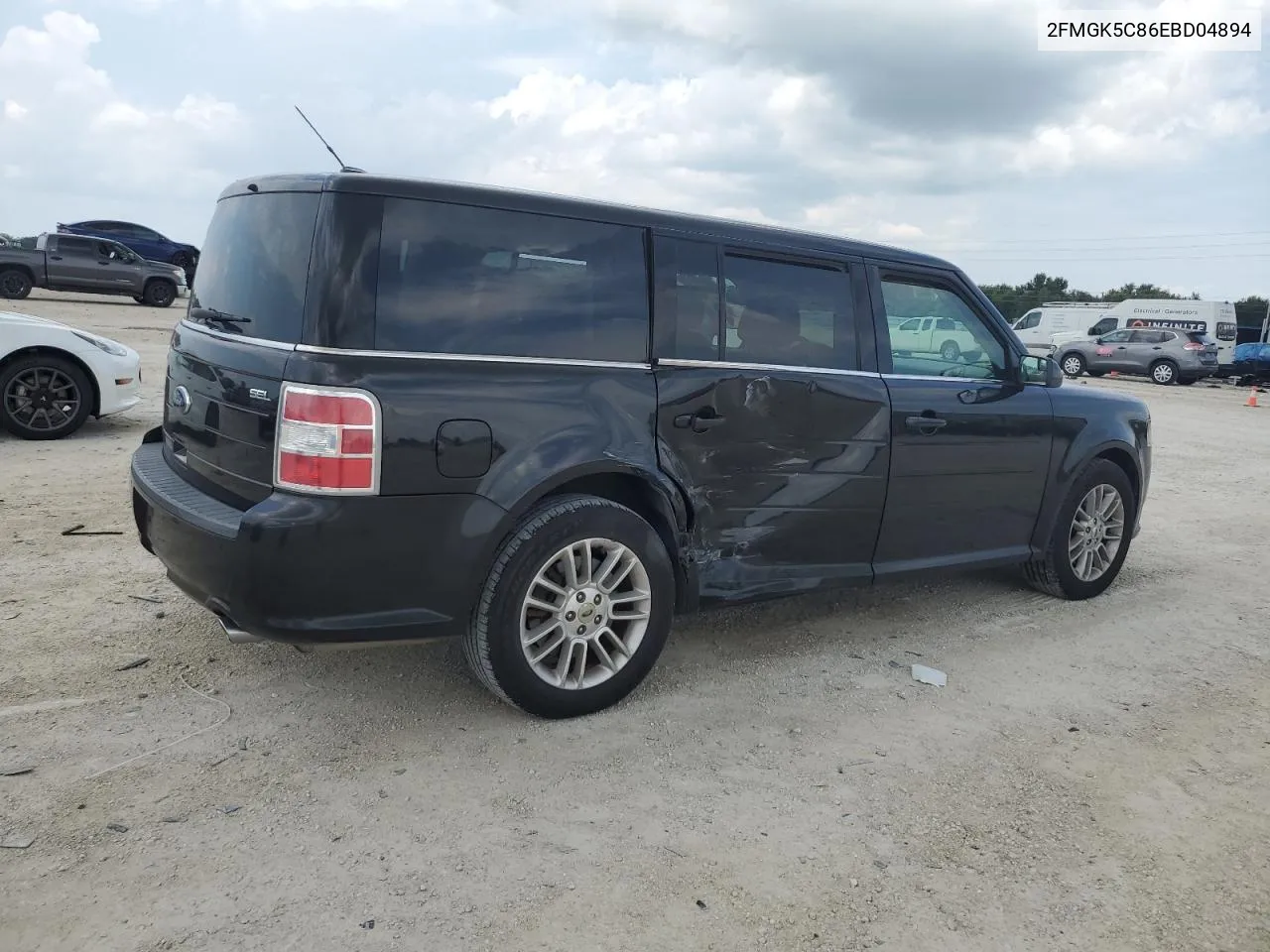 2014 Ford Flex Sel VIN: 2FMGK5C86EBD04894 Lot: 66765624