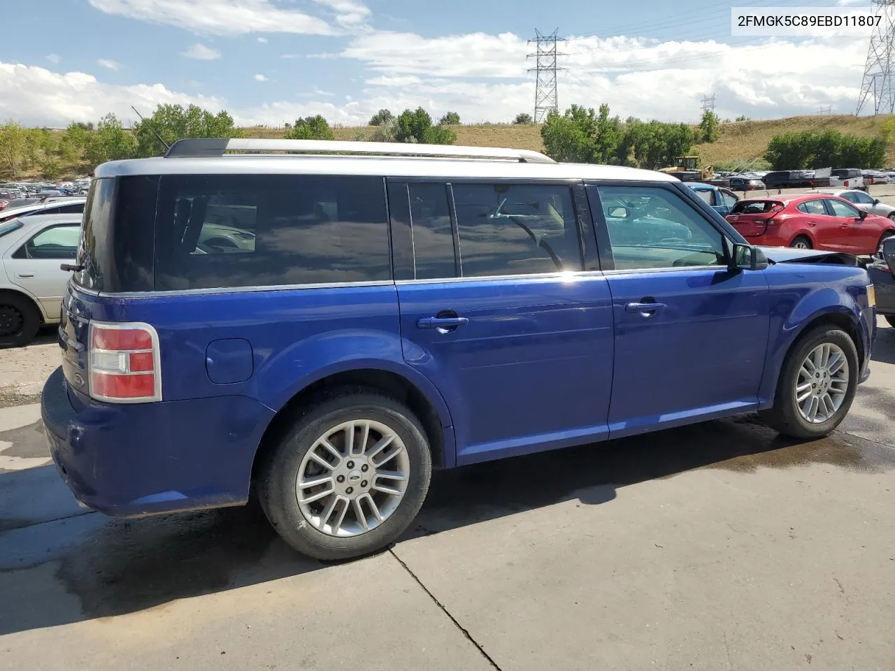 2FMGK5C89EBD11807 2014 Ford Flex Sel