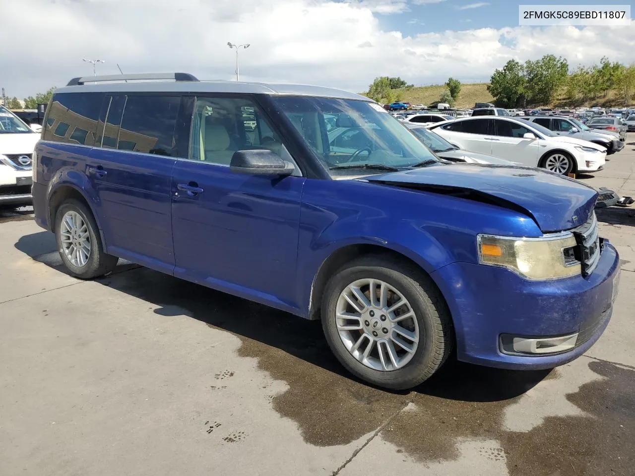 2014 Ford Flex Sel VIN: 2FMGK5C89EBD11807 Lot: 69034674