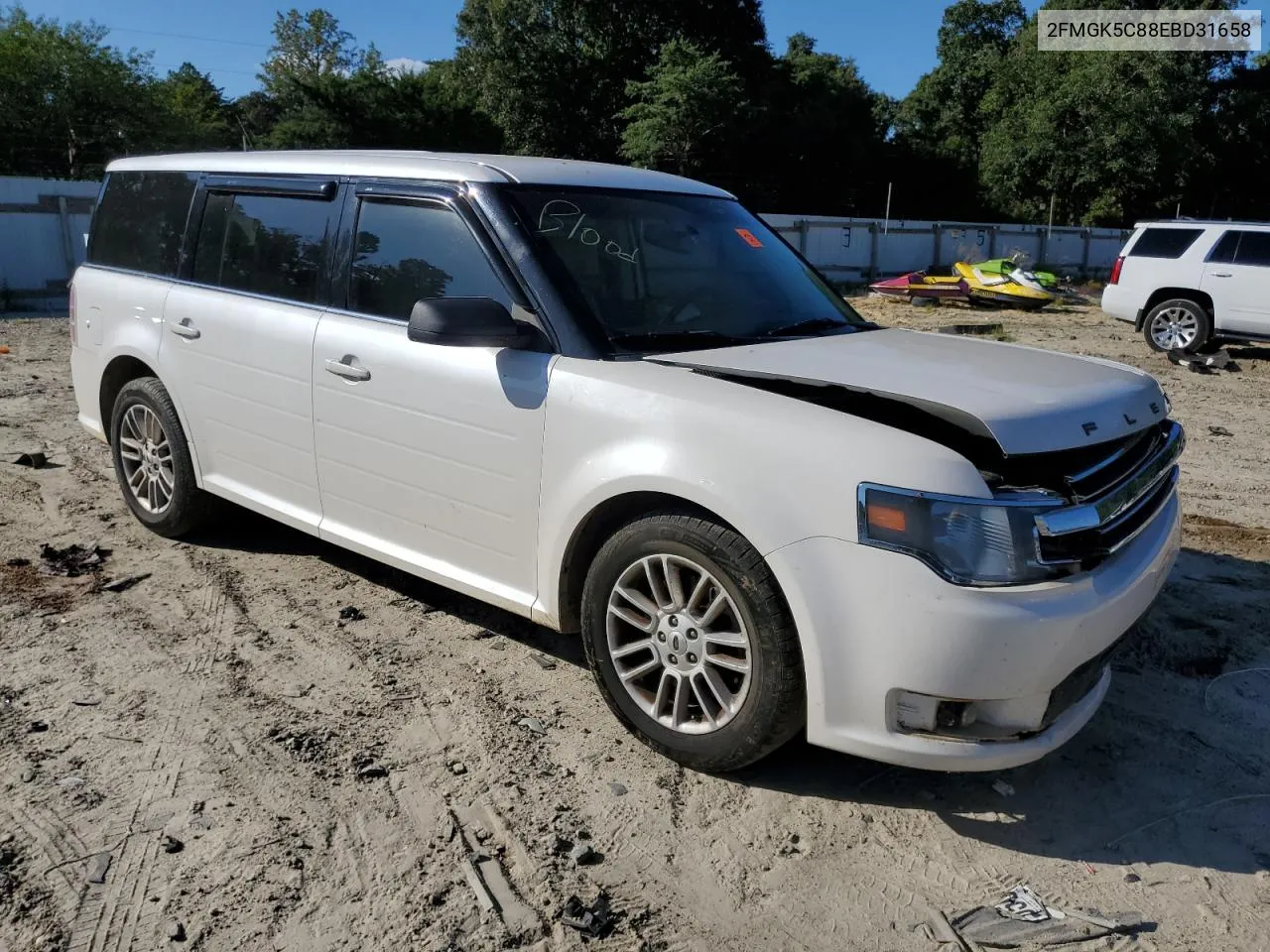 2014 Ford Flex Sel VIN: 2FMGK5C88EBD31658 Lot: 69576134