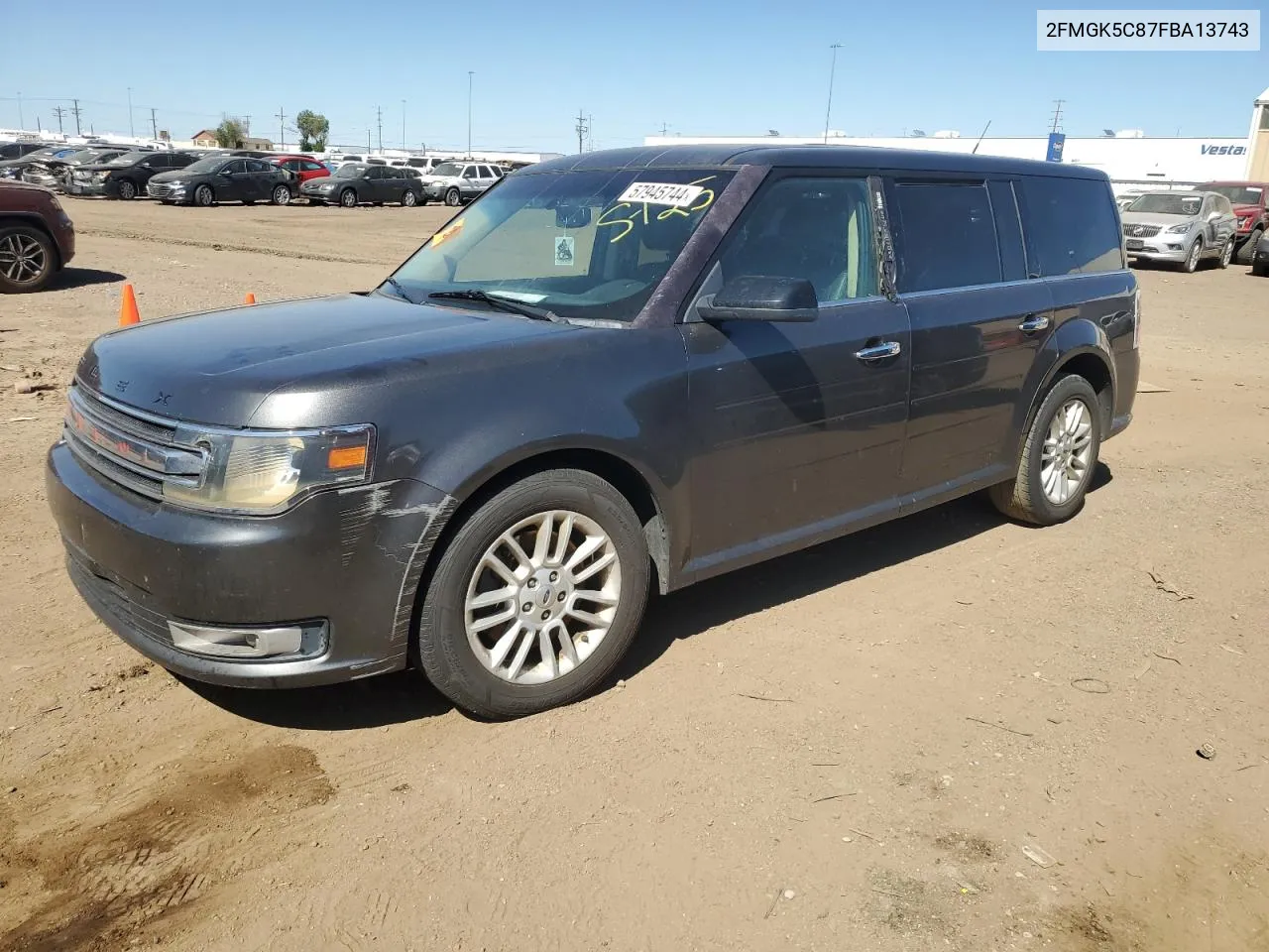 2FMGK5C87FBA13743 2015 Ford Flex Sel