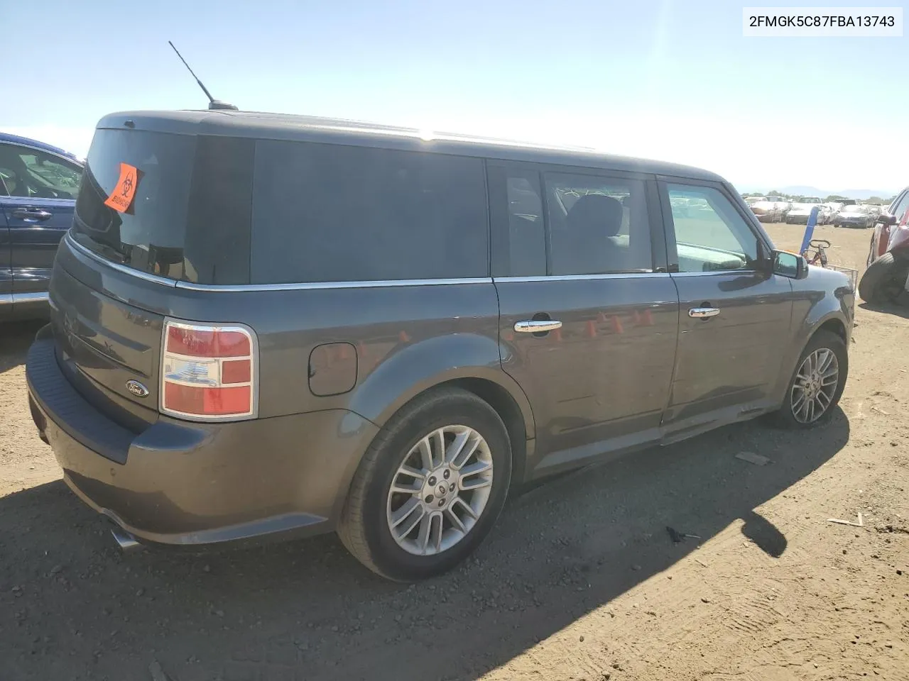 2FMGK5C87FBA13743 2015 Ford Flex Sel