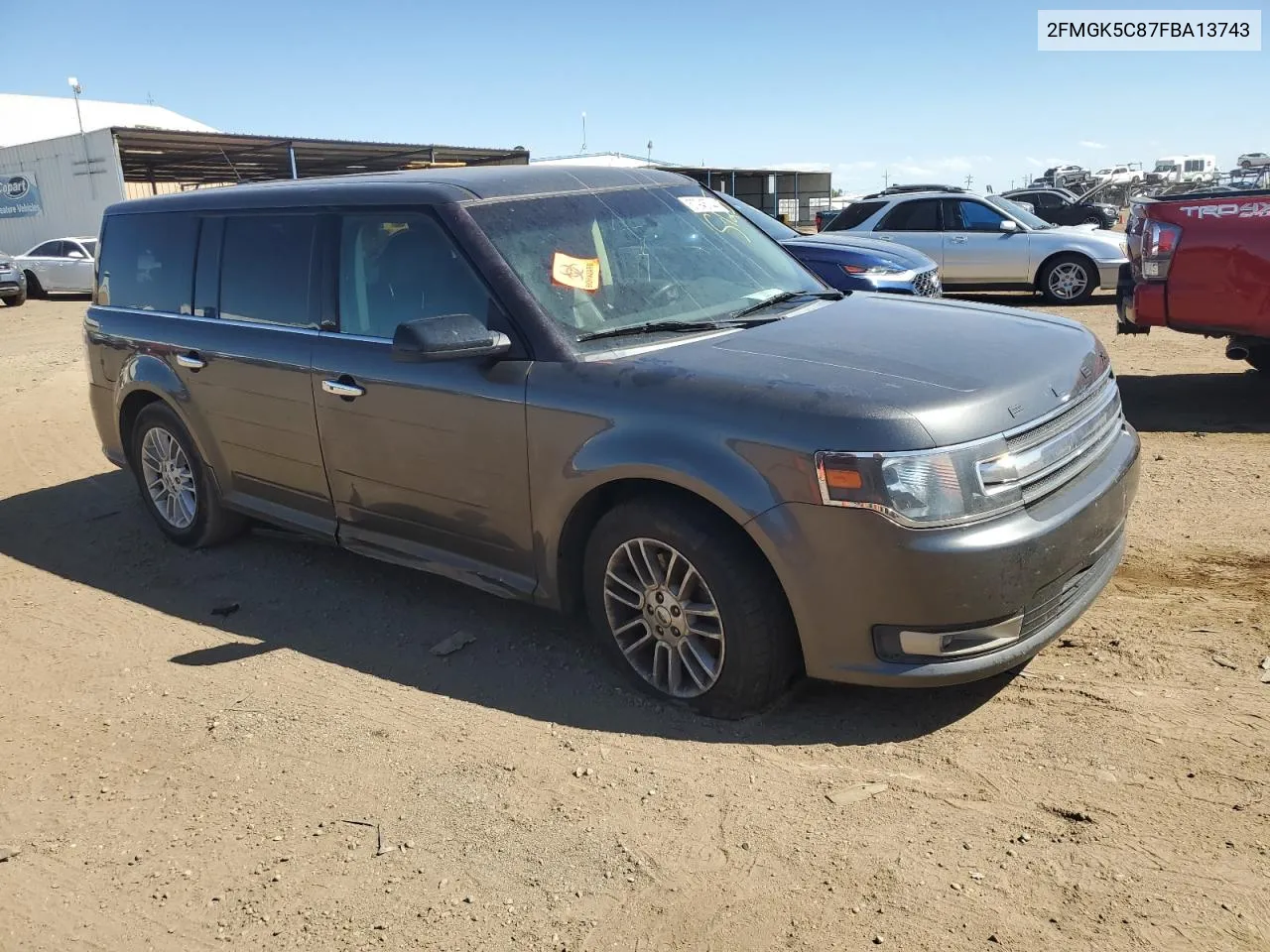 2015 Ford Flex Sel VIN: 2FMGK5C87FBA13743 Lot: 57945744