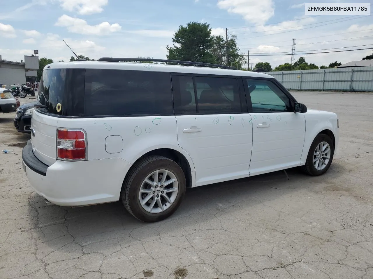 2015 Ford Flex Se VIN: 2FMGK5B80FBA11785 Lot: 60835104