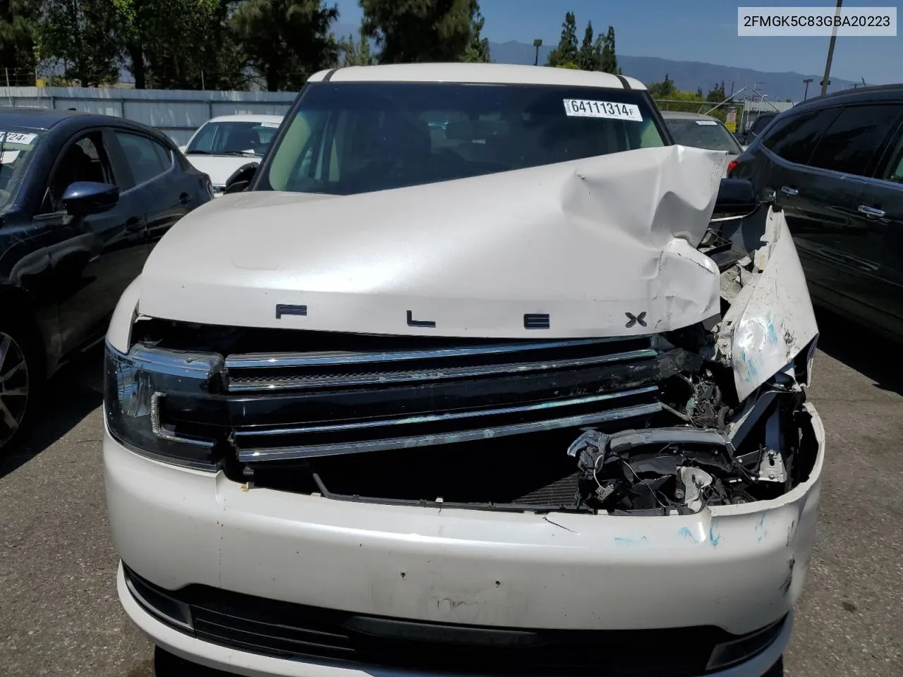 2016 Ford Flex Sel VIN: 2FMGK5C83GBA20223 Lot: 64111314