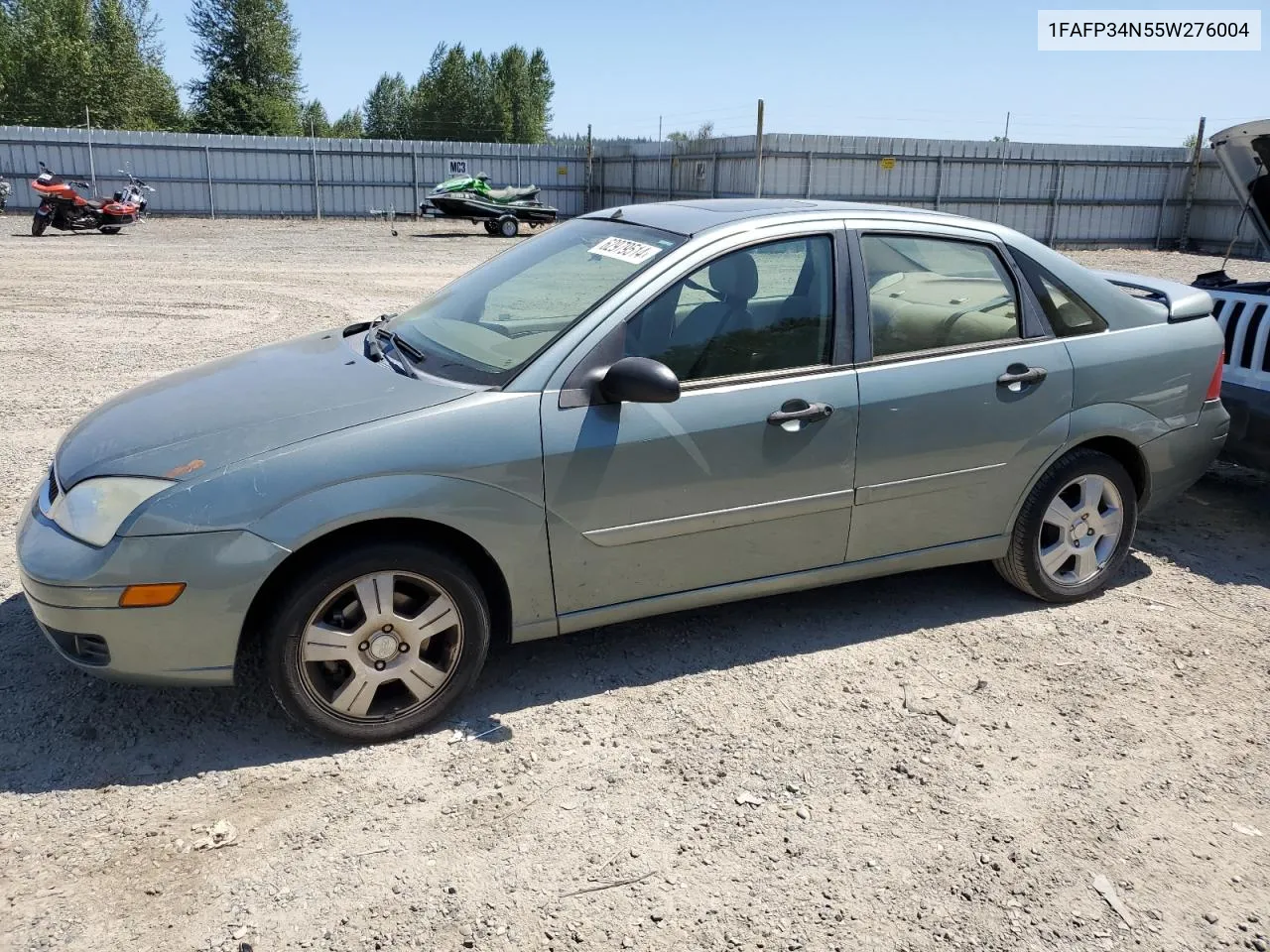 2005 Ford Focus Zx4 VIN: 1FAFP34N55W276004 Lot: 62979514