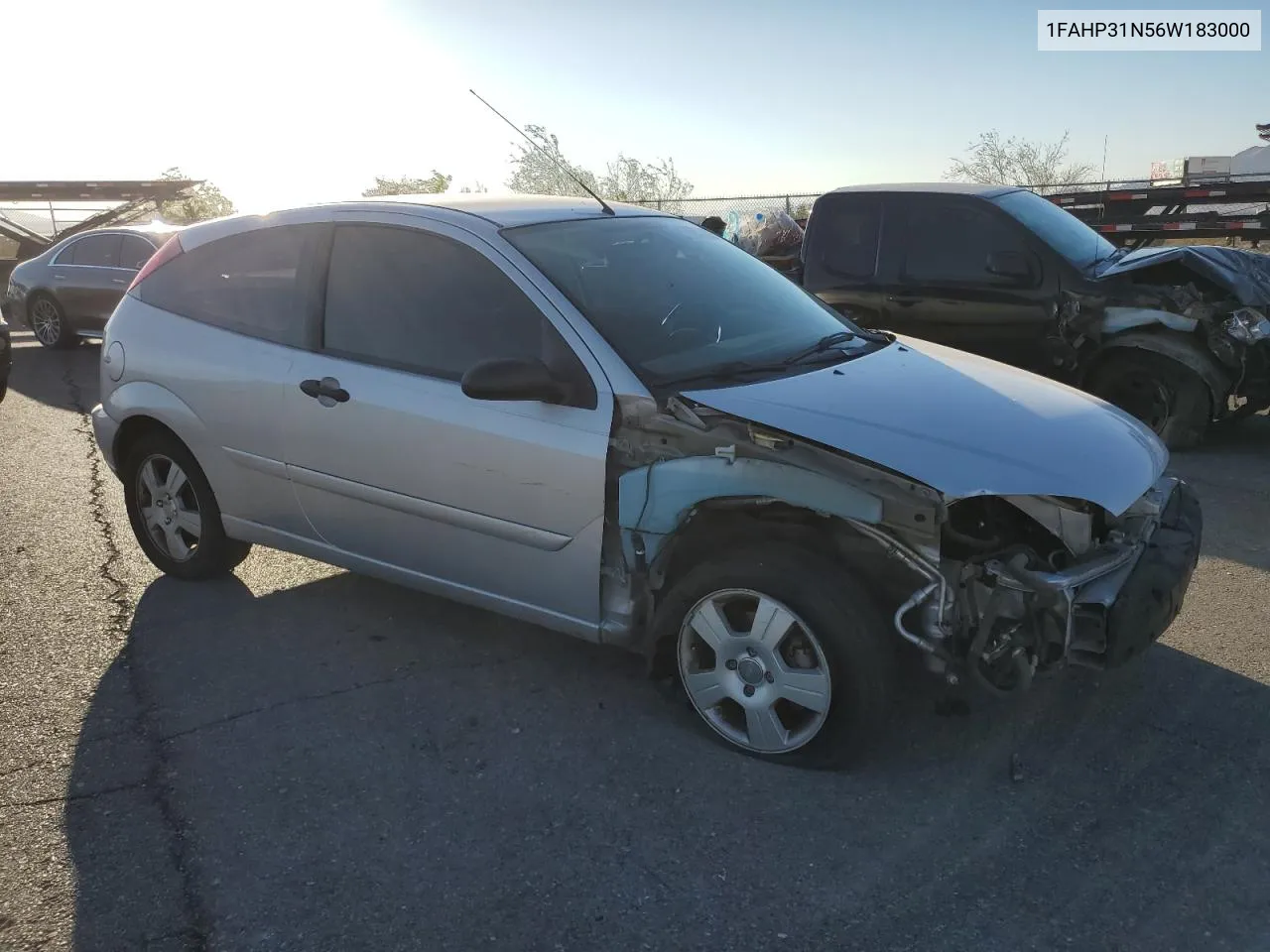 2006 Ford Focus Zx3 VIN: 1FAHP31N56W183000 Lot: 71492994