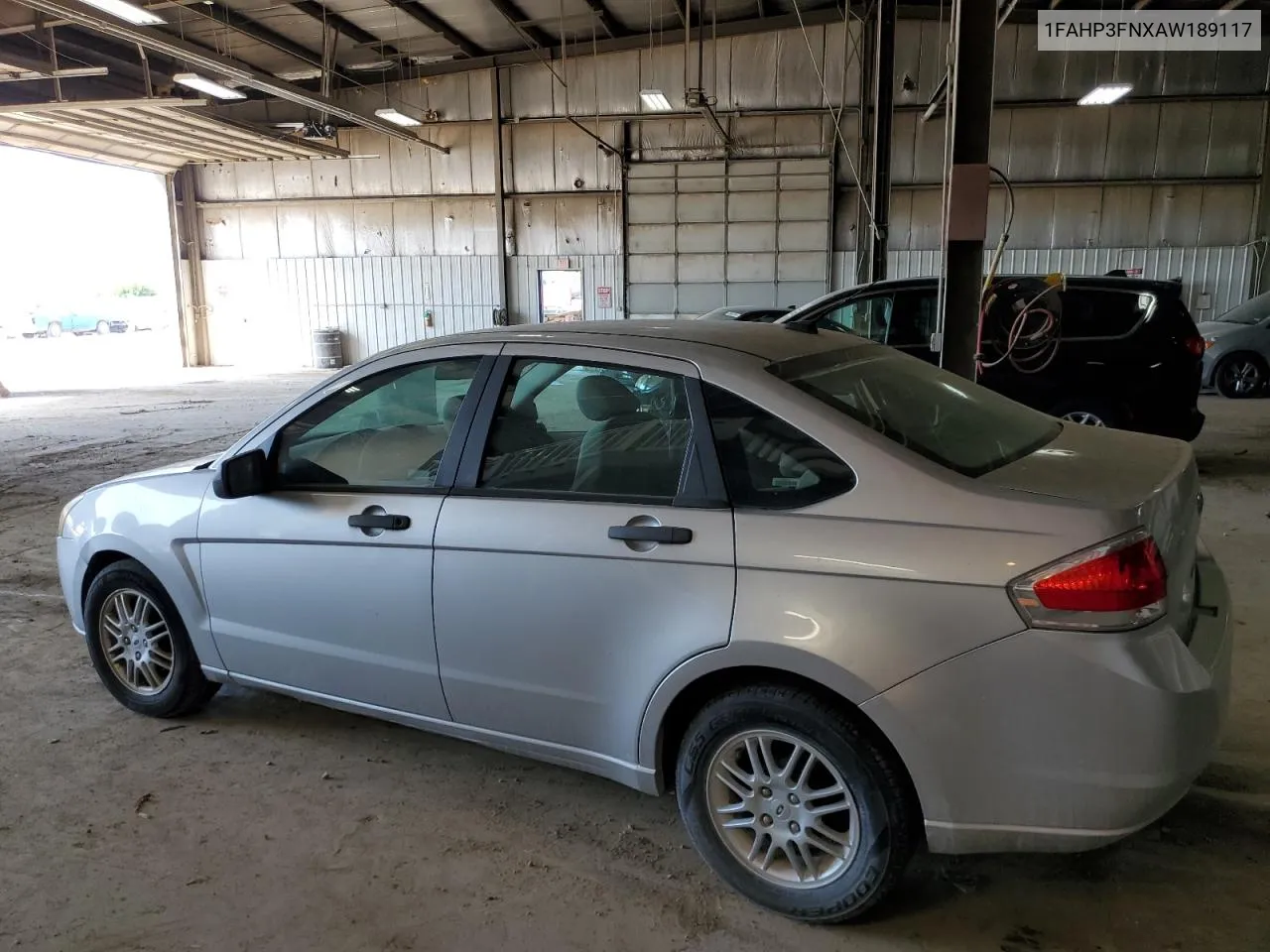 2010 Ford Focus Se VIN: 1FAHP3FNXAW189117 Lot: 69049364