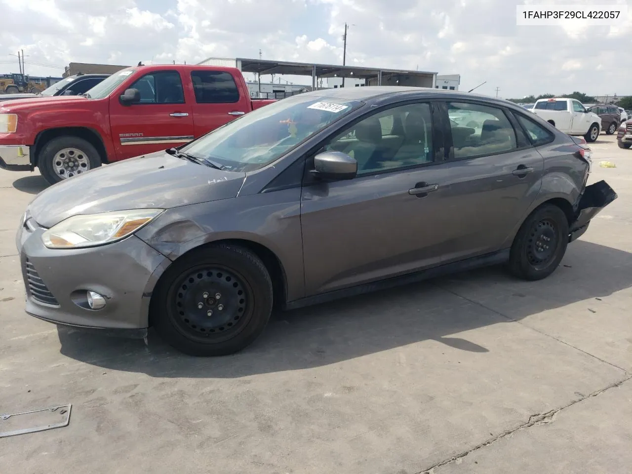 2012 Ford Focus Se VIN: 1FAHP3F29CL422057 Lot: 71676114