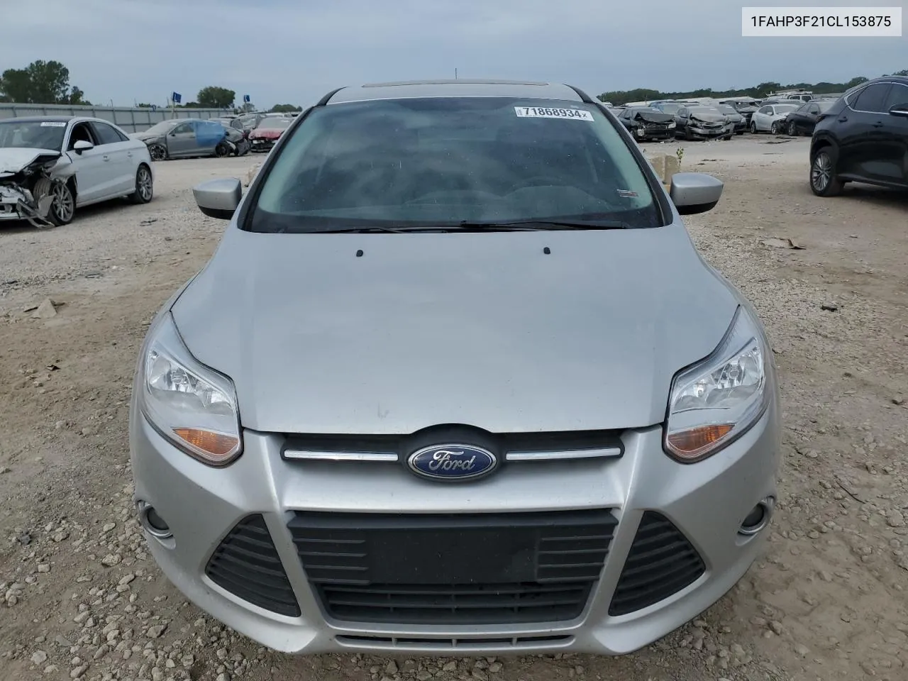 2012 Ford Focus Se VIN: 1FAHP3F21CL153875 Lot: 71868934