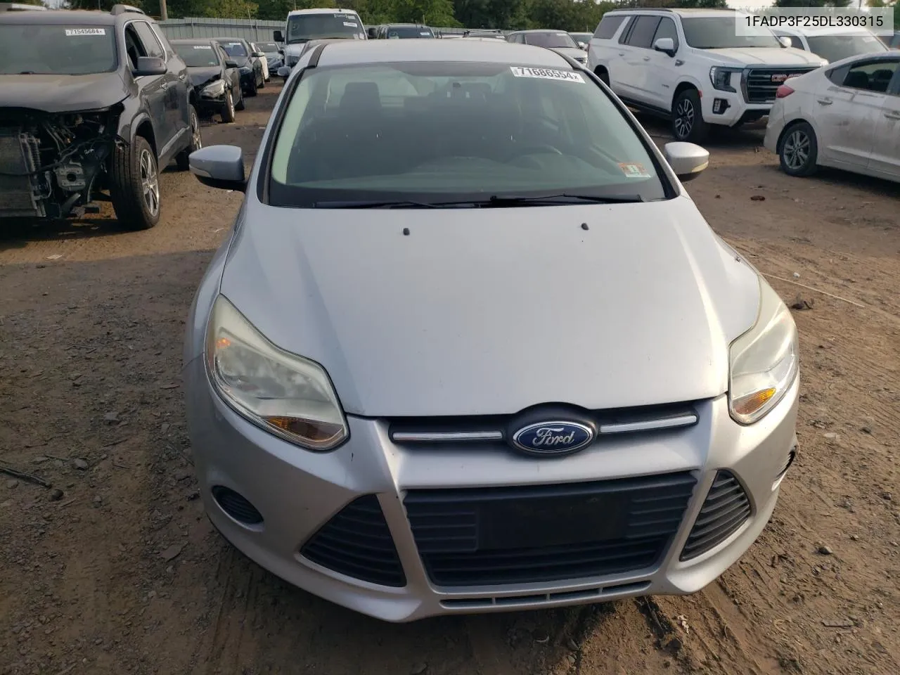 2013 Ford Focus Se VIN: 1FADP3F25DL330315 Lot: 71686554