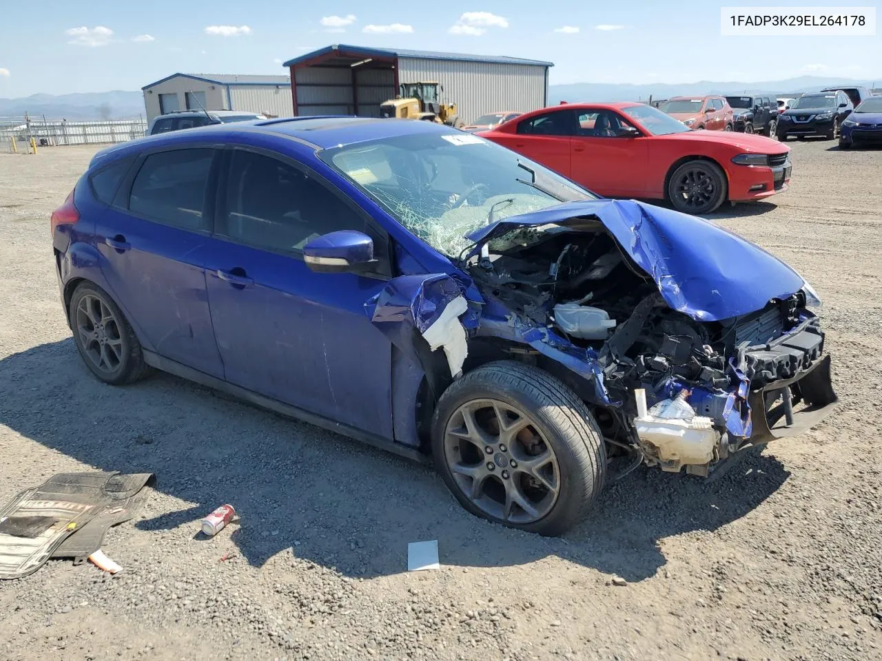 2014 Ford Focus Se VIN: 1FADP3K29EL264178 Lot: 62106884