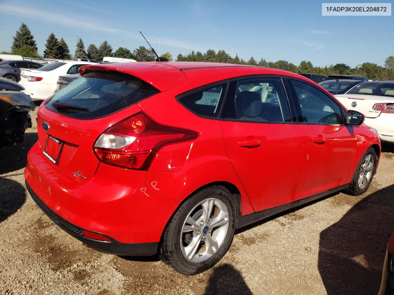 1FADP3K20EL204872 2014 Ford Focus Se