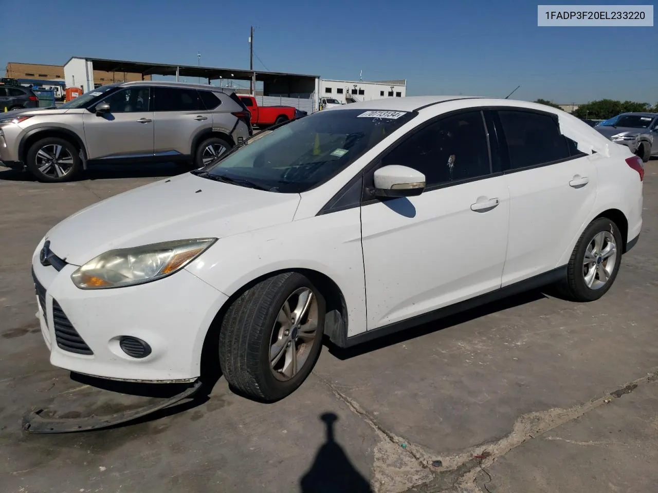 2014 Ford Focus Se VIN: 1FADP3F20EL233220 Lot: 70713134