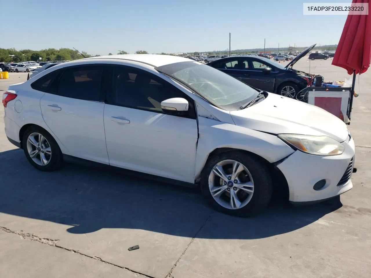 2014 Ford Focus Se VIN: 1FADP3F20EL233220 Lot: 70713134