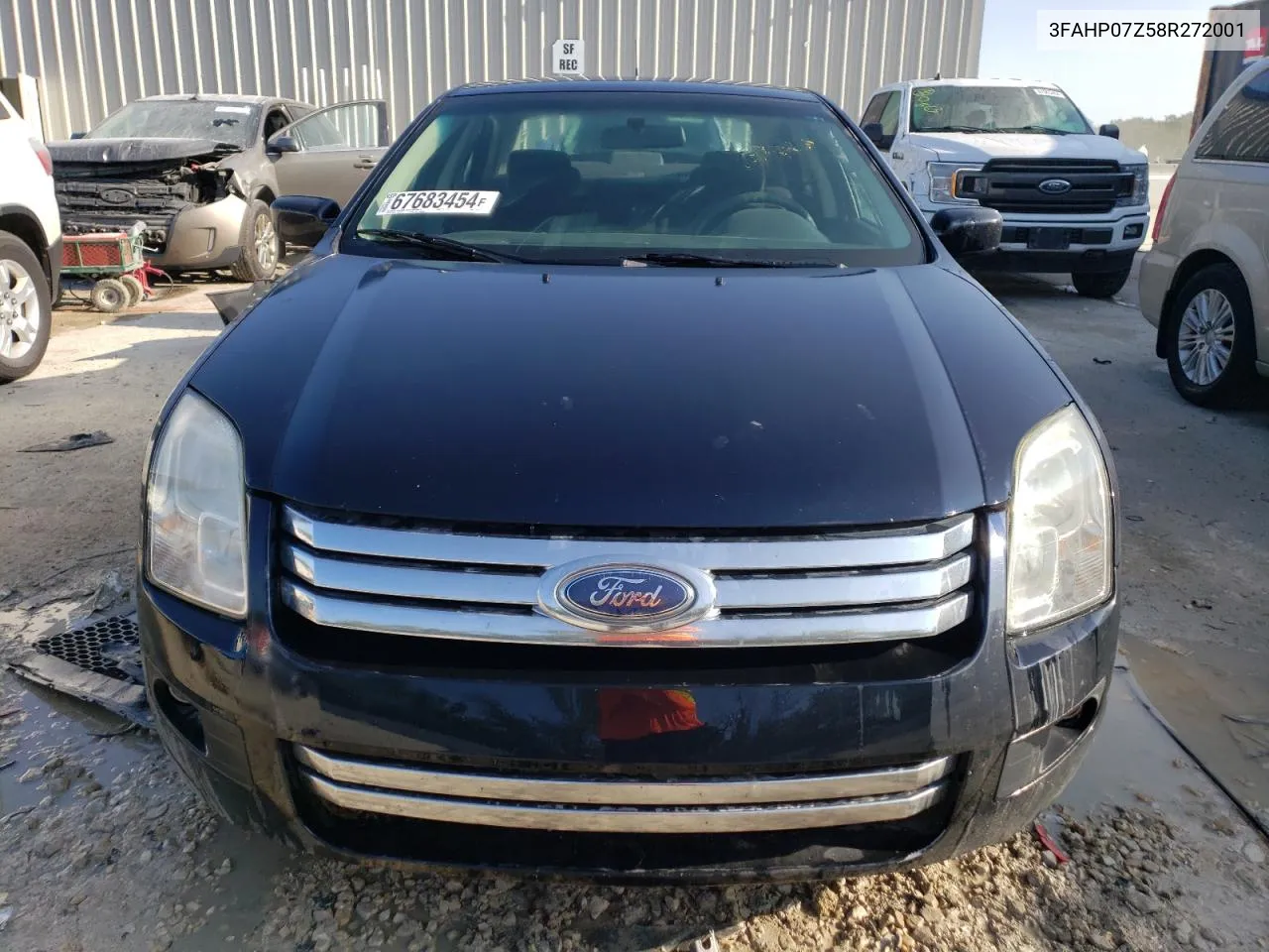 2008 Ford Fusion Se VIN: 3FAHP07Z58R272001 Lot: 67683454