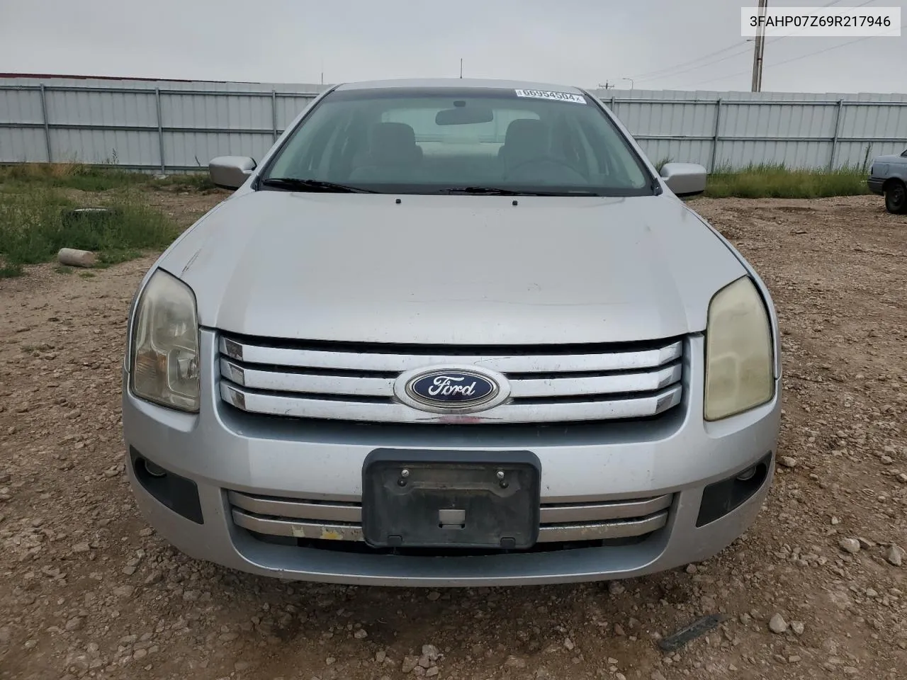 2009 Ford Fusion Se VIN: 3FAHP07Z69R217946 Lot: 66954504