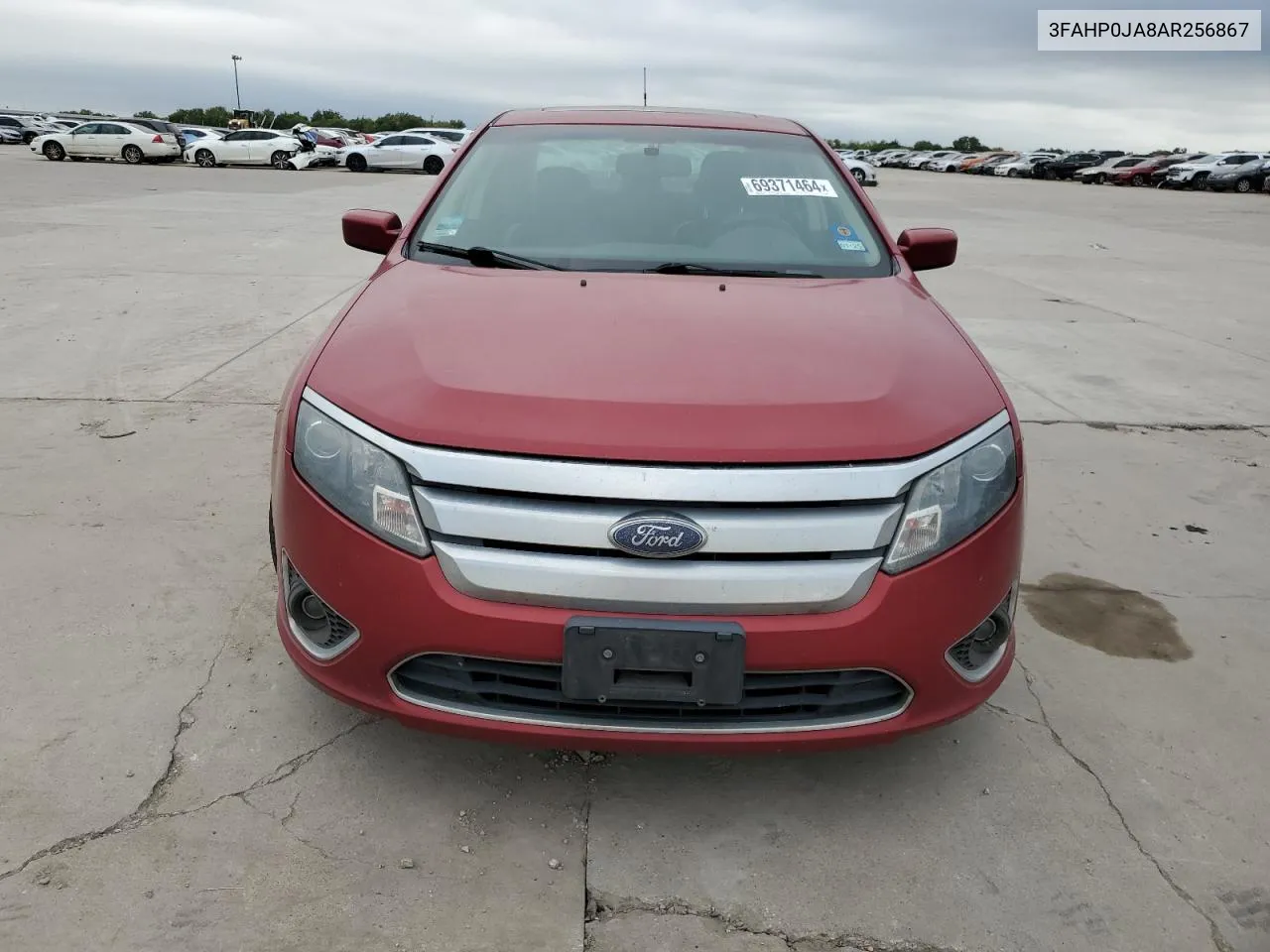 2010 Ford Fusion Sel VIN: 3FAHP0JA8AR256867 Lot: 69371464