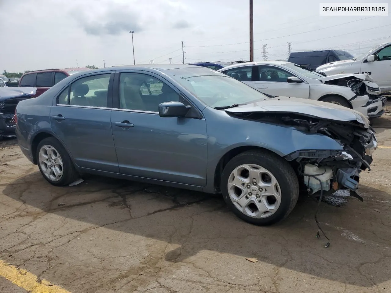 2011 Ford Fusion Se VIN: 3FAHP0HA9BR318185 Lot: 57643794