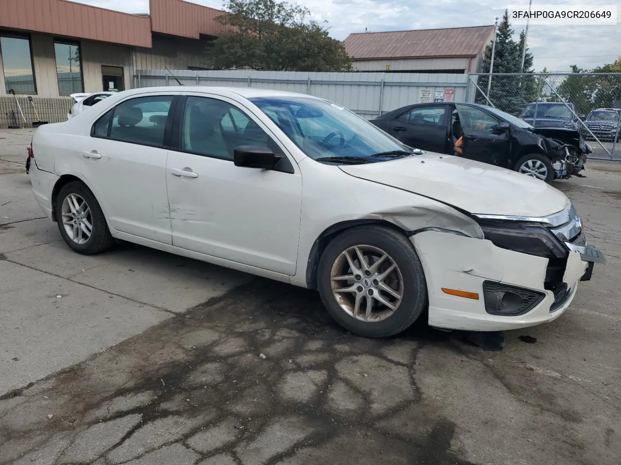 2012 Ford Fusion S VIN: 3FAHP0GA9CR206649 Lot: 69413664