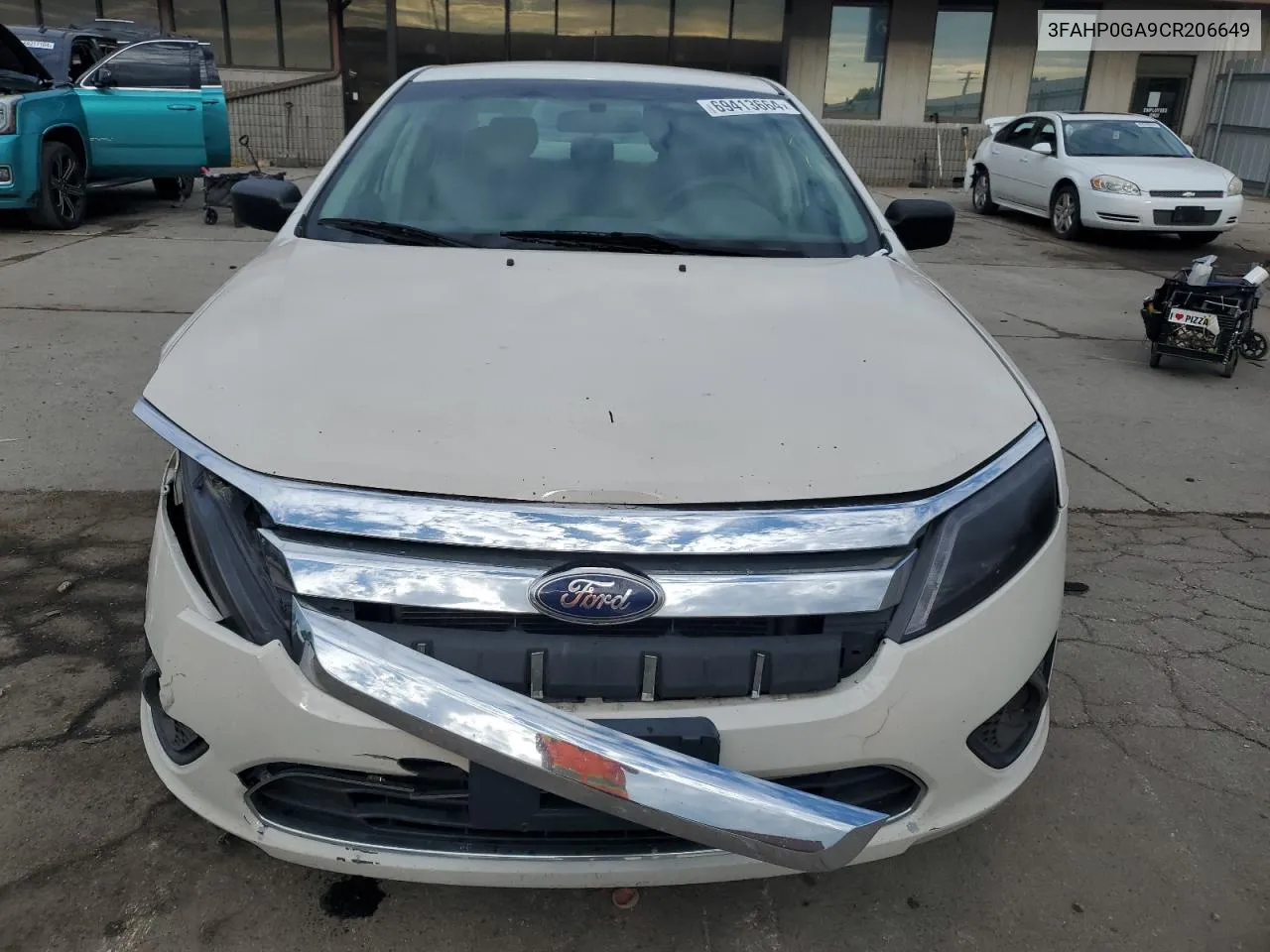 2012 Ford Fusion S VIN: 3FAHP0GA9CR206649 Lot: 69413664