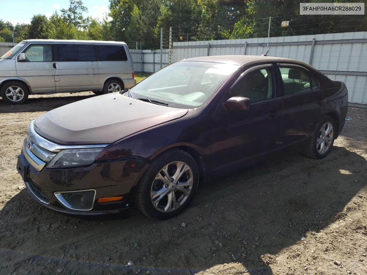 3FAHP0HA6CR288029 2012 Ford Fusion Se