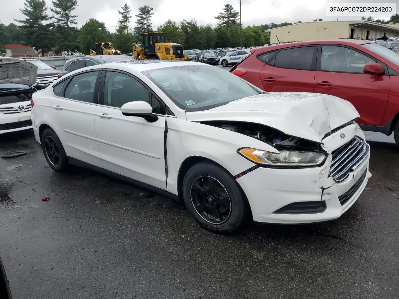 2013 Ford Fusion S VIN: 3FA6P0G72DR224200 Lot: 64958614