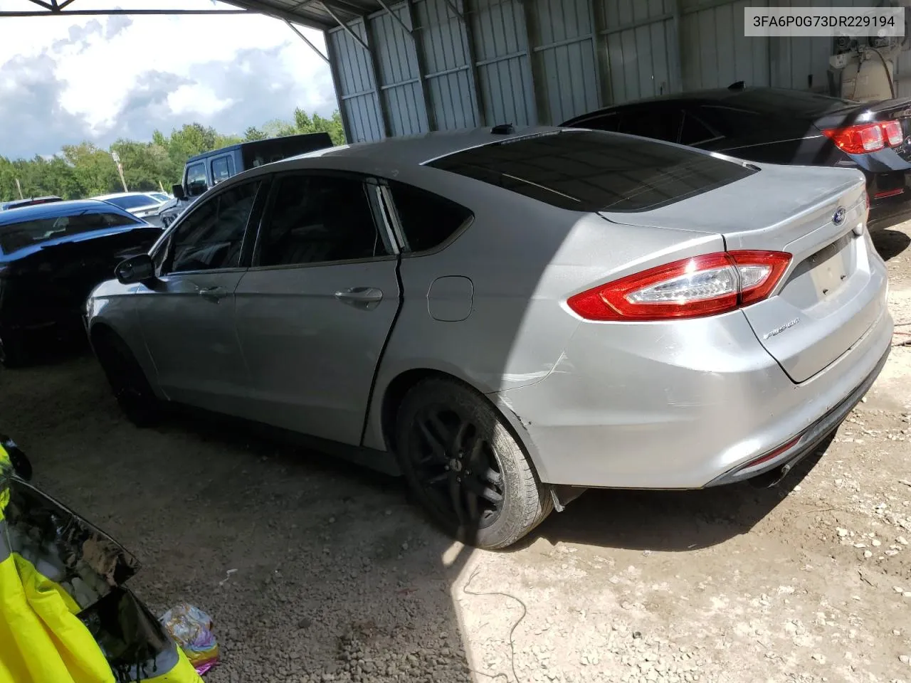 2013 Ford Fusion S VIN: 3FA6P0G73DR229194 Lot: 72071614