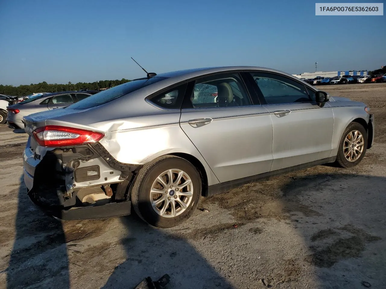 2014 Ford Fusion S VIN: 1FA6P0G76E5362603 Lot: 71950134