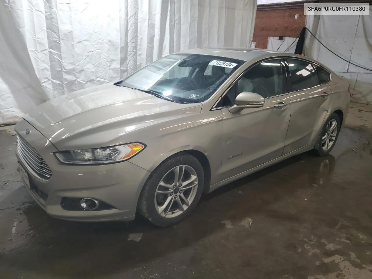 2015 Ford Fusion Titanium Hev VIN: 3FA6P0RU0FR110380 Lot: 71256154