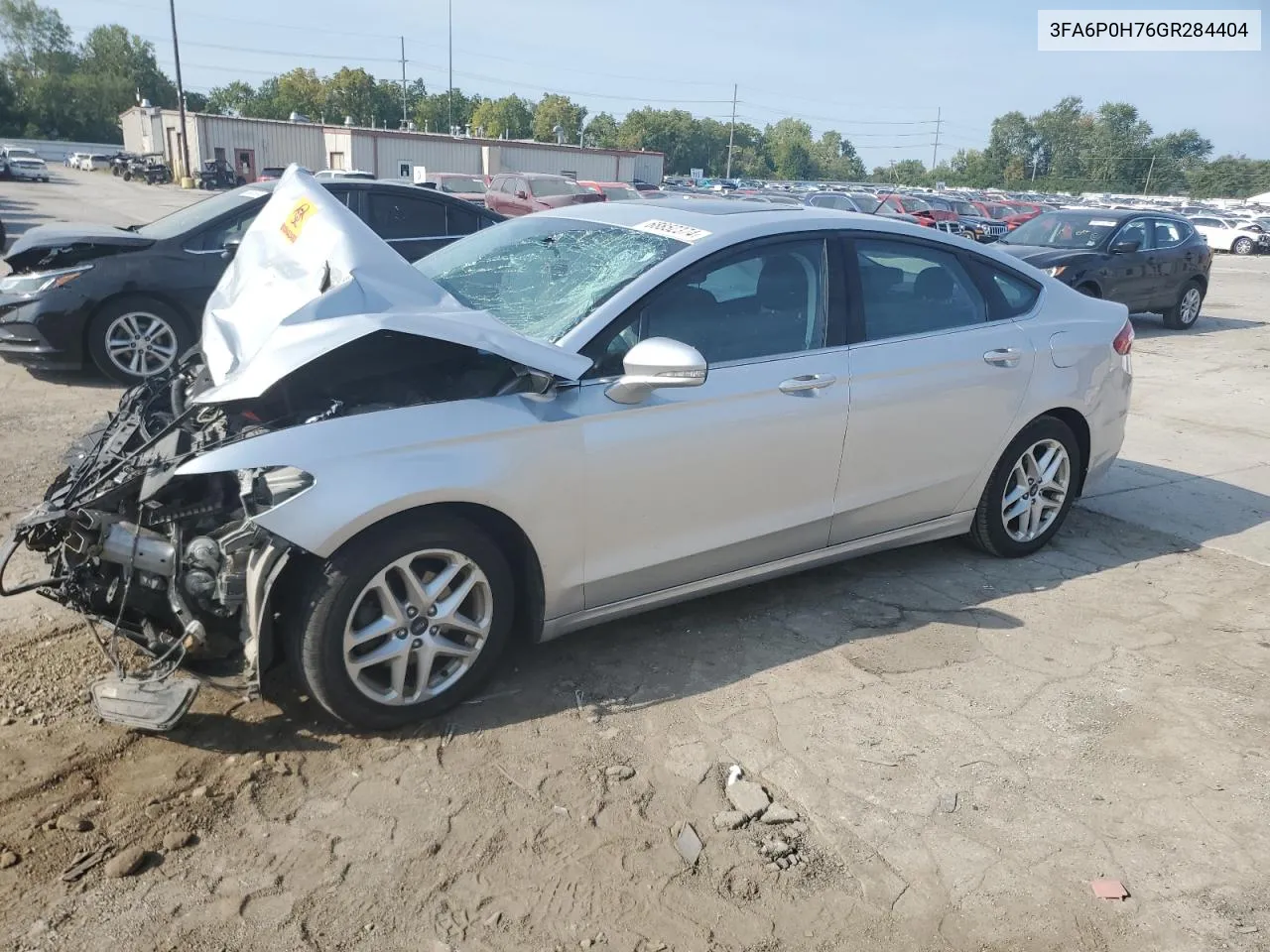 2016 Ford Fusion Se VIN: 3FA6P0H76GR284404 Lot: 68852374