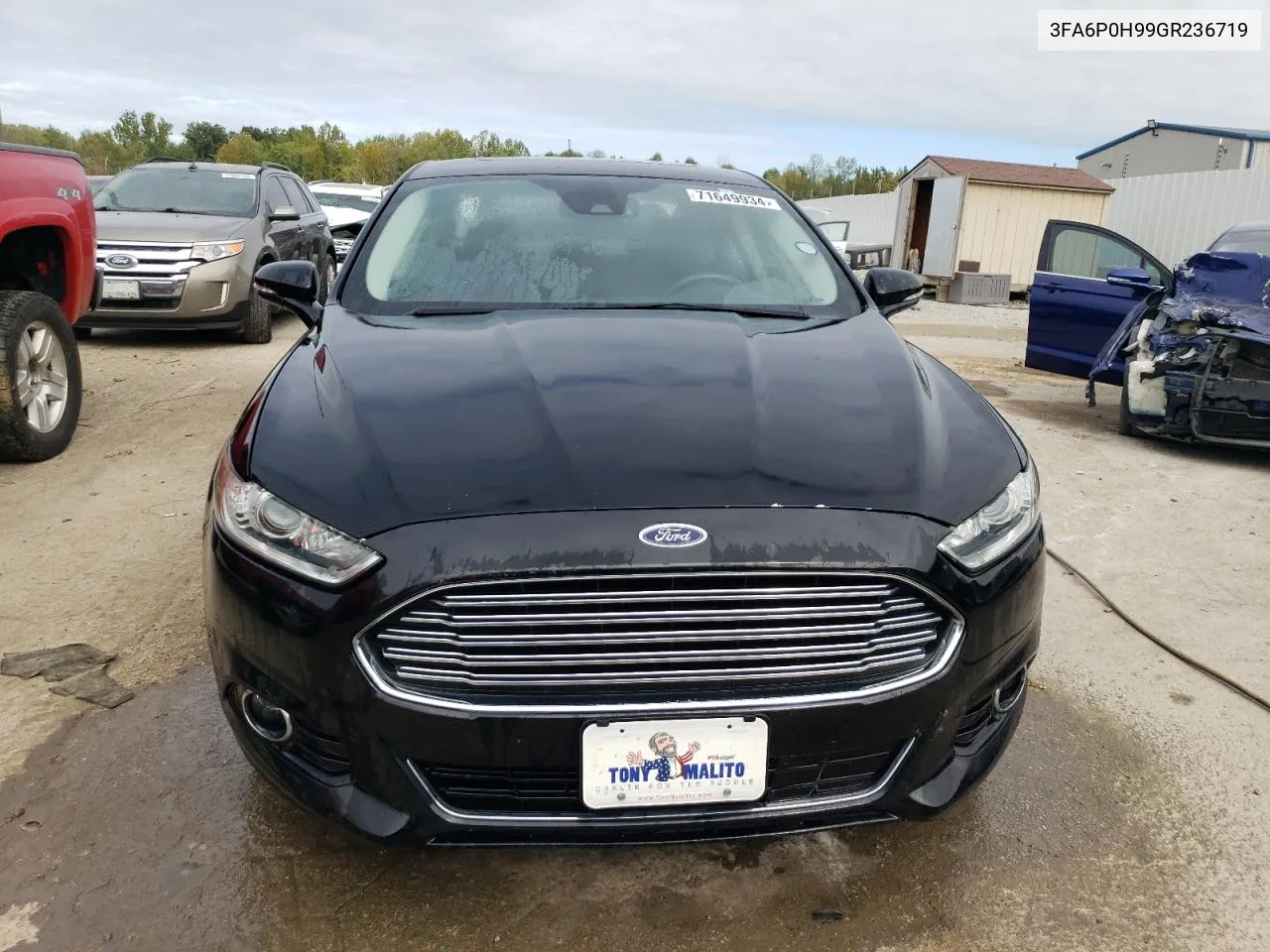 2016 Ford Fusion Se VIN: 3FA6P0H99GR236719 Lot: 71649934