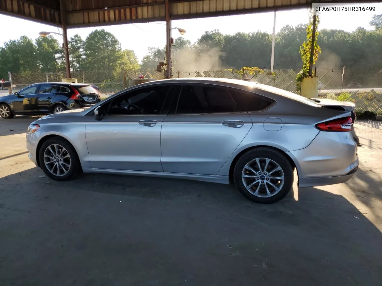 2017 Ford Fusion Se VIN: 3FA6P0H75HR316499 Lot: 69045114