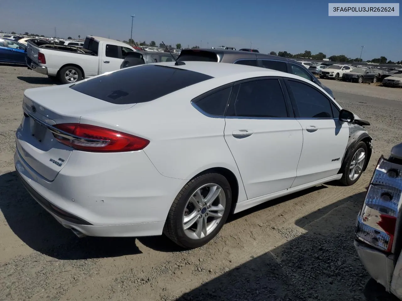 2018 Ford Fusion Se Hybrid VIN: 3FA6P0LU3JR262624 Lot: 63688354