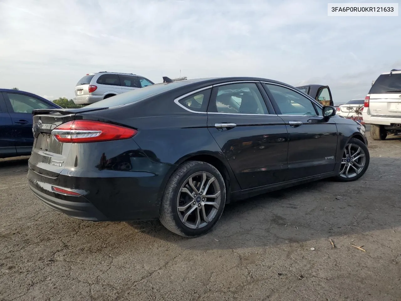 2019 Ford Fusion Titanium VIN: 3FA6P0RU0KR121633 Lot: 71829194