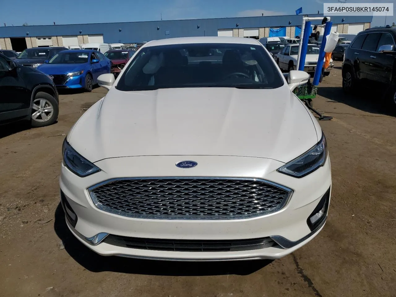 2019 Ford Fusion Titanium VIN: 3FA6P0SU8KR145074 Lot: 71855634