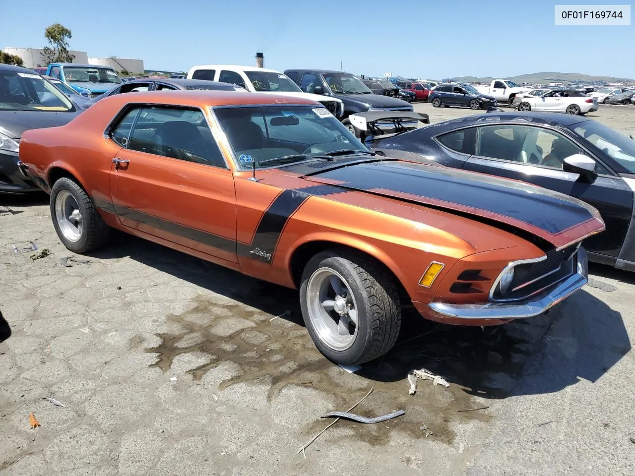 1970 Ford Mustang VIN: 0F01F169744 Lot: 52200644