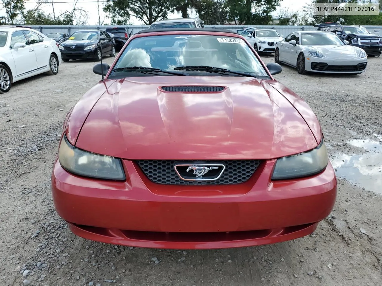 2001 Ford Mustang VIN: 1FAFP44421F107016 Lot: 71522664