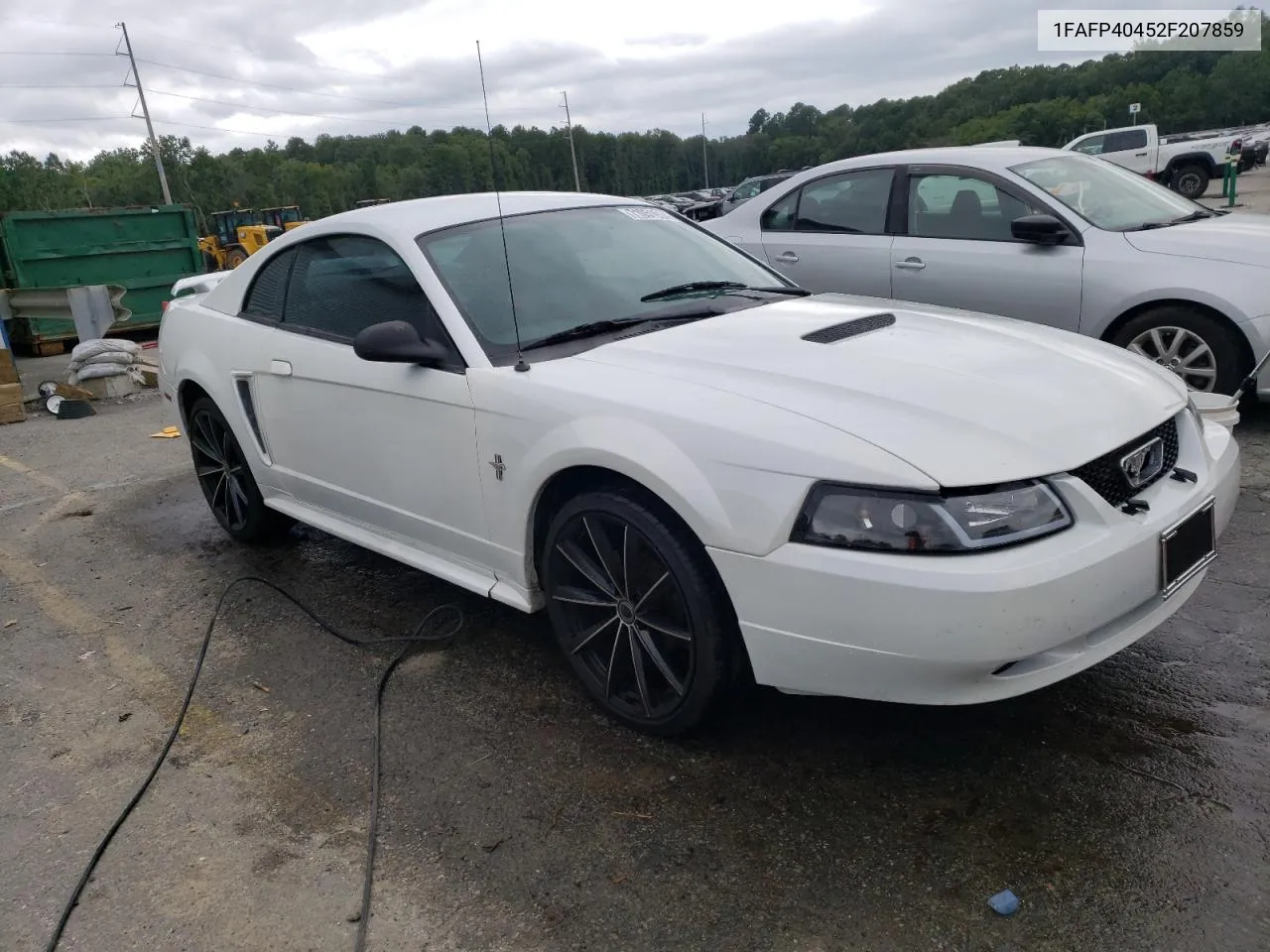 2002 Ford Mustang VIN: 1FAFP40452F207859 Lot: 71051934