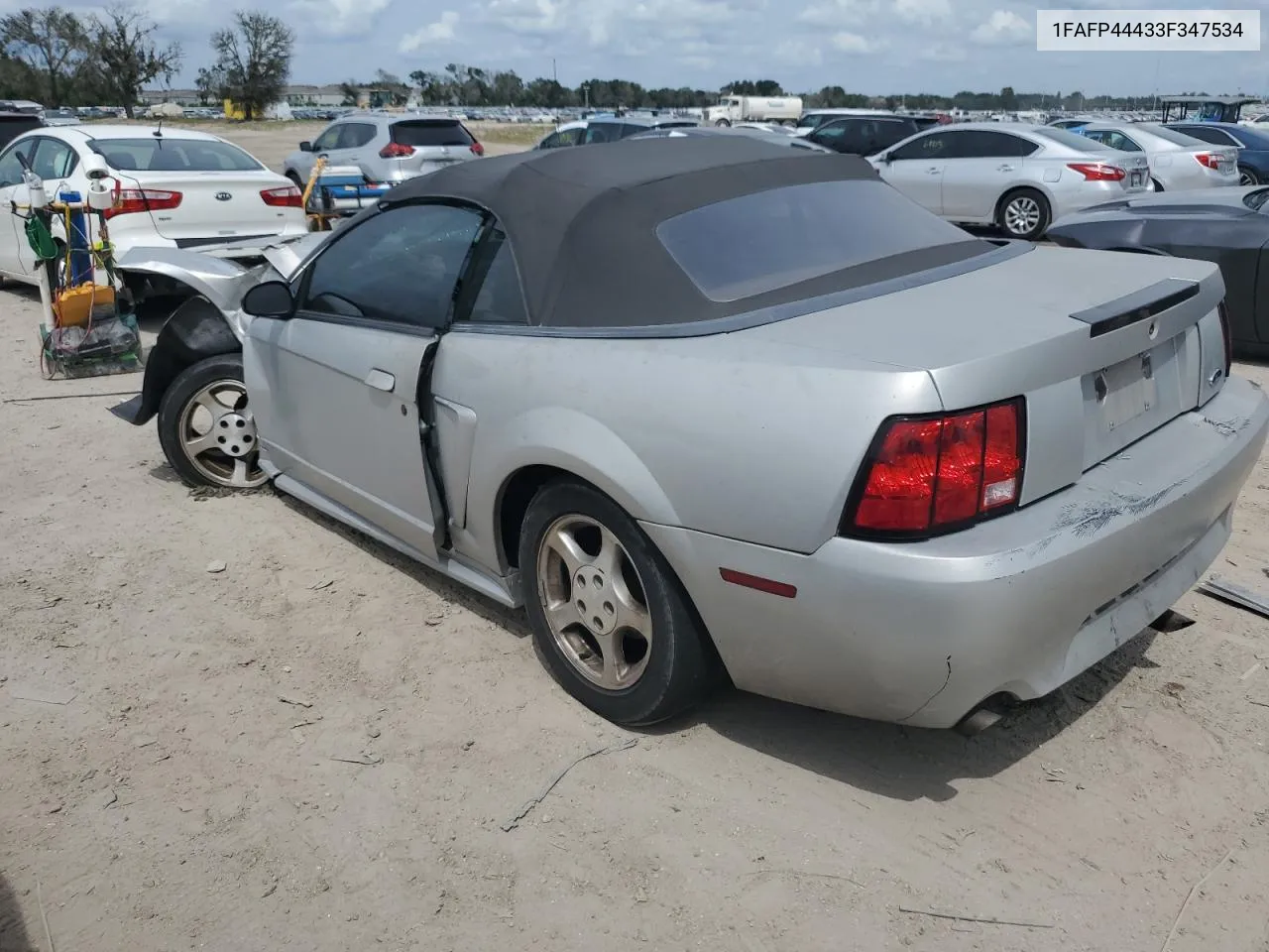 2003 Ford Mustang VIN: 1FAFP44433F347534 Lot: 71450584