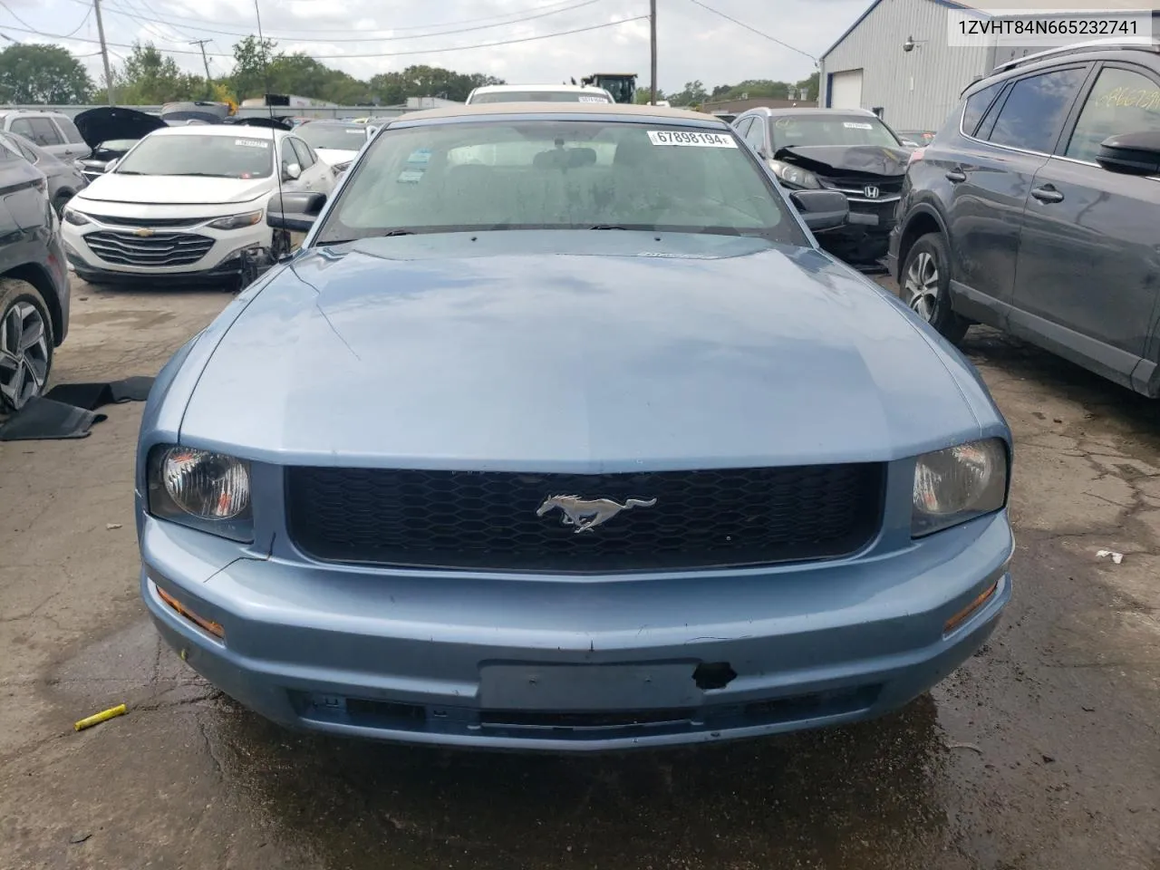 2006 Ford Mustang VIN: 1ZVHT84N665232741 Lot: 67898194