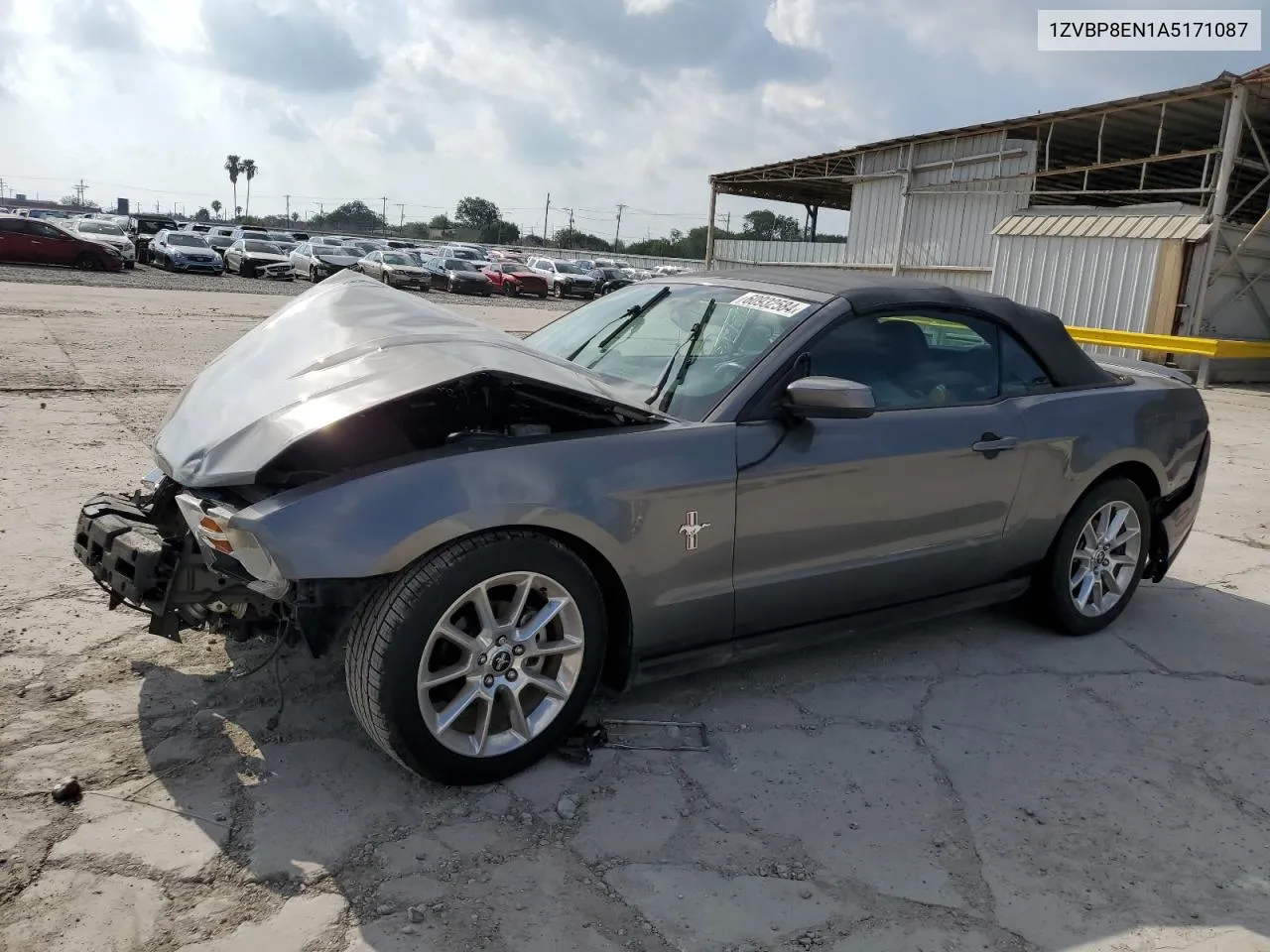 2010 Ford Mustang VIN: 1ZVBP8EN1A5171087 Lot: 60932584