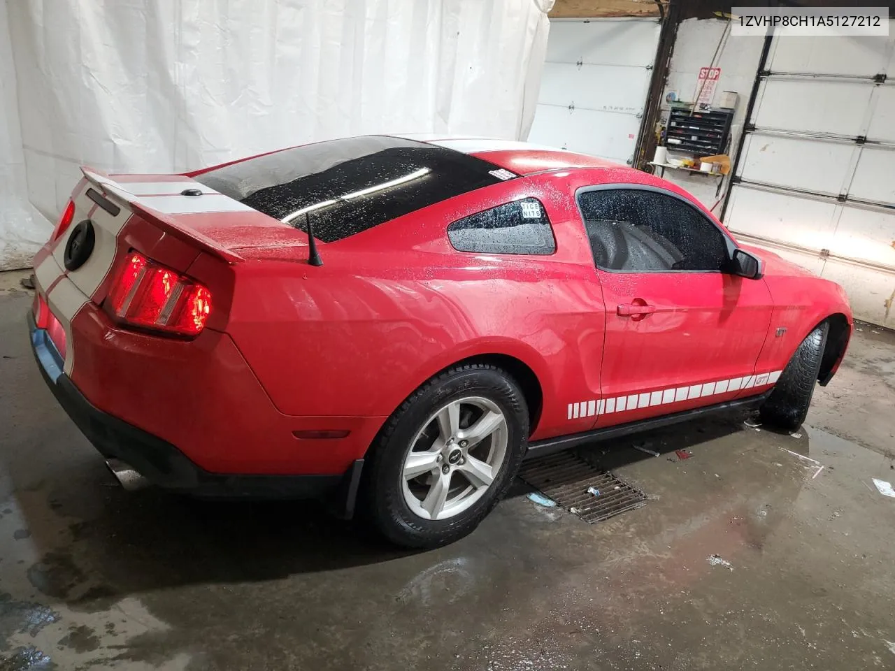 2010 Ford Mustang Gt VIN: 1ZVHP8CH1A5127212 Lot: 71642394