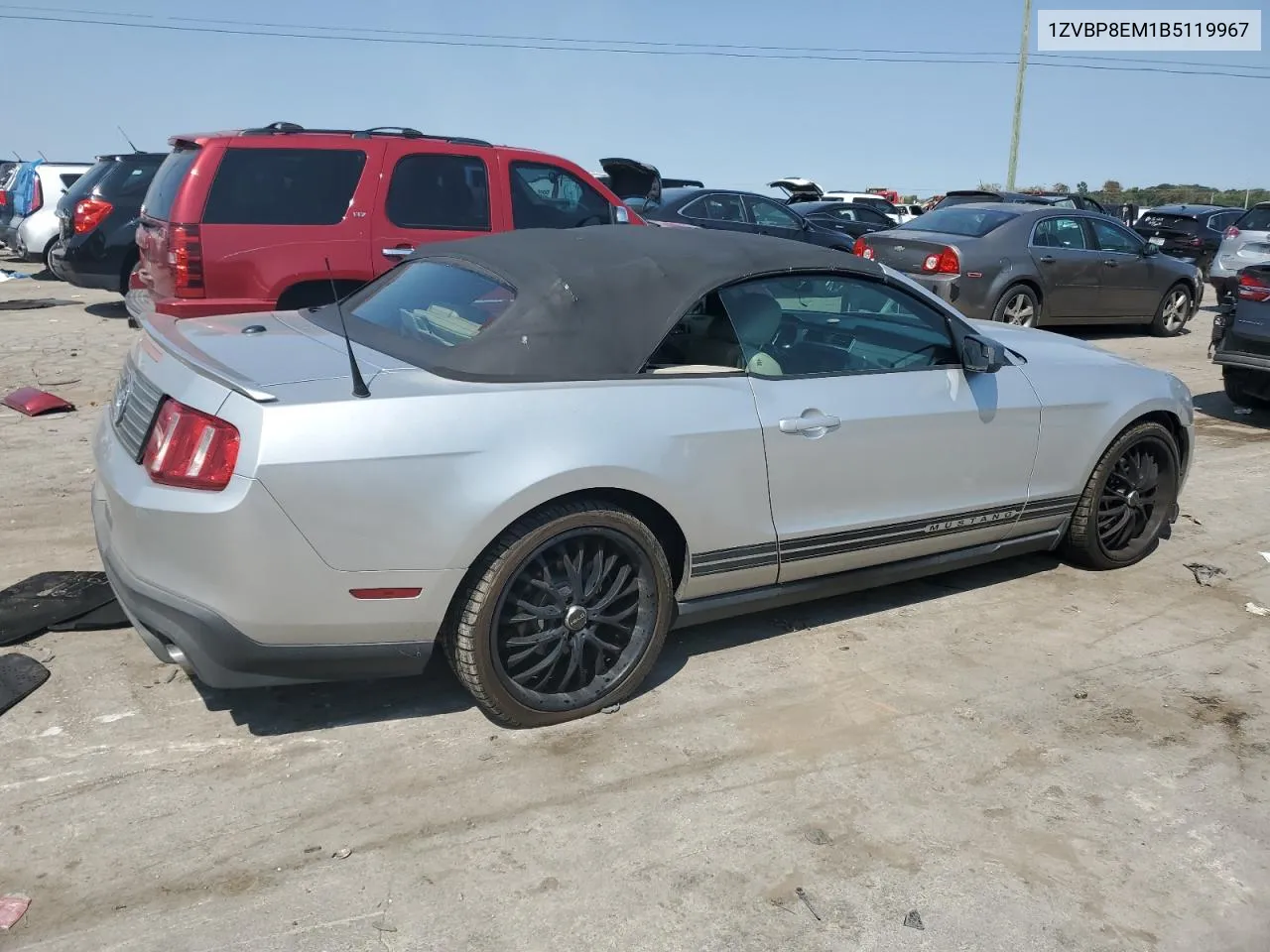 2011 Ford Mustang VIN: 1ZVBP8EM1B5119967 Lot: 70837724