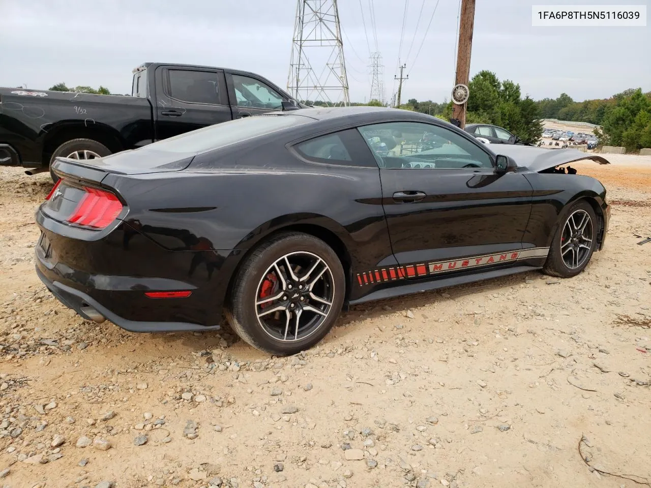 2022 Ford Mustang VIN: 1FA6P8TH5N5116039 Lot: 71353364