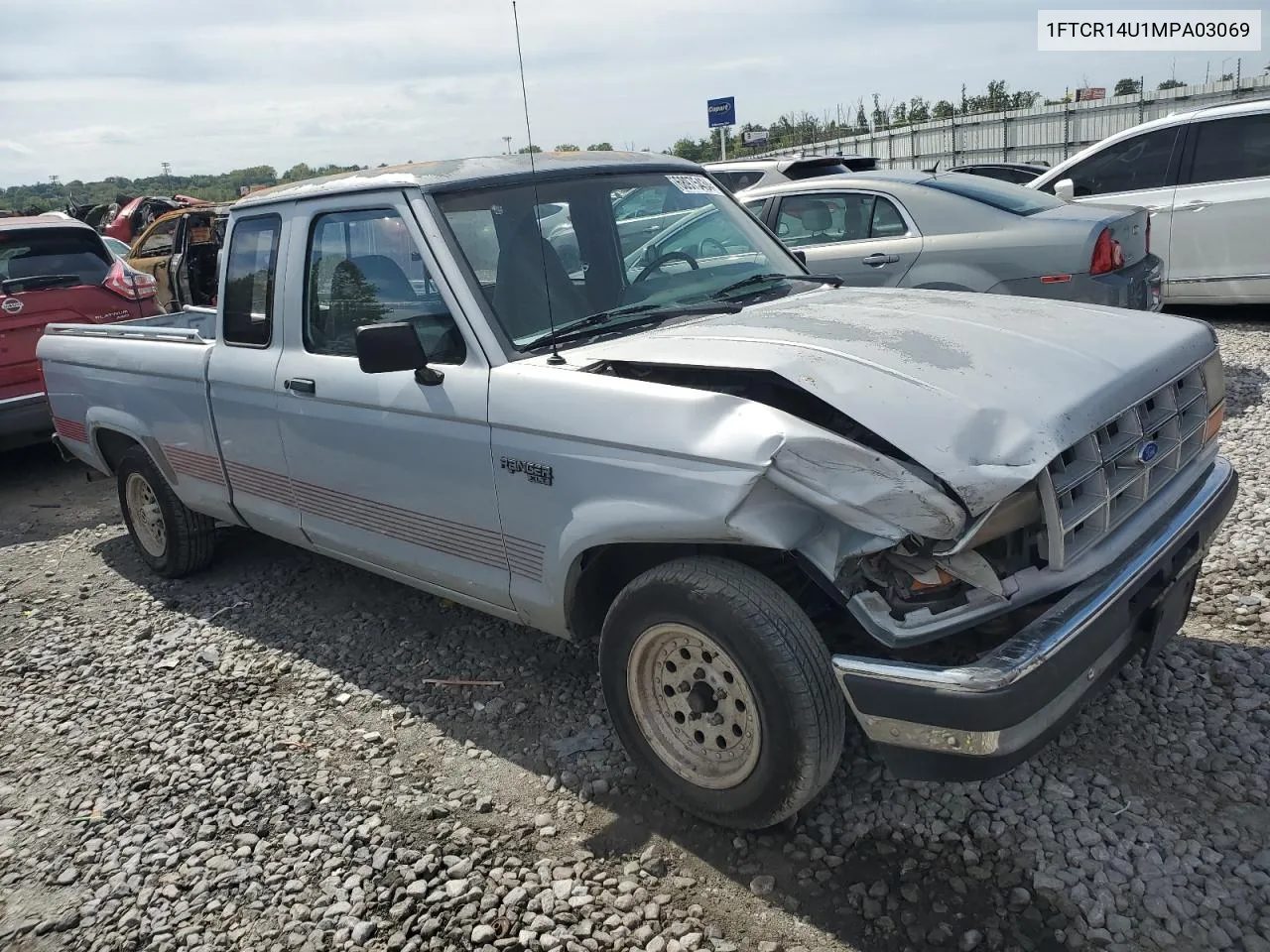 1991 Ford Ranger Super Cab VIN: 1FTCR14U1MPA03069 Lot: 68975434