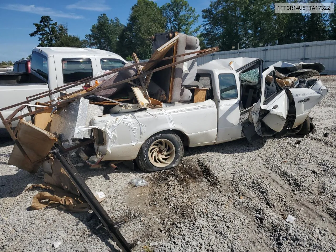 1996 Ford Ranger Super Cab VIN: 1FTCR14U5TTA17322 Lot: 51262304