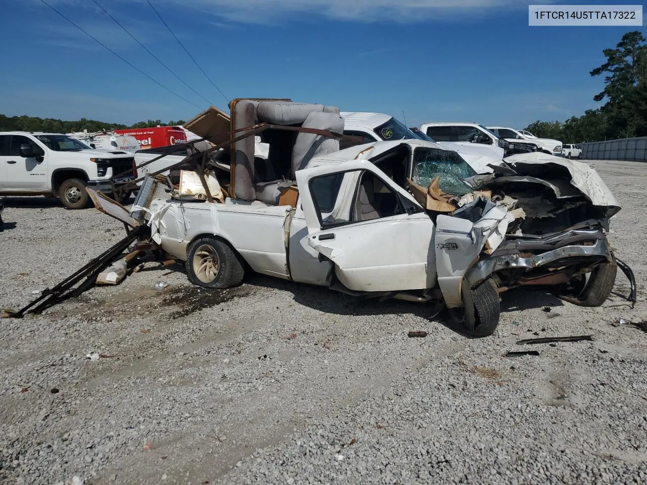 1996 Ford Ranger Super Cab VIN: 1FTCR14U5TTA17322 Lot: 51262304